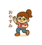 ダンス女子の毎日使える日常会話スタンプ（個別スタンプ：38）