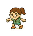 ダンス女子の毎日使える日常会話スタンプ（個別スタンプ：40）
