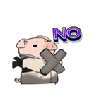 やさしく動くブタさん（個別スタンプ：9）