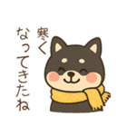 黒柴きいろバンダナと秋の日常（個別スタンプ：14）