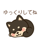 黒柴きいろバンダナと秋の日常（個別スタンプ：15）