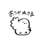 クレヨン⚫︎▲⚫︎シマエナガ（個別スタンプ：1）