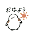 クレヨン⚫︎▲⚫︎シマエナガ（個別スタンプ：3）