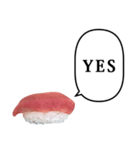 マグロ お寿司 ふきだし（個別スタンプ：5）