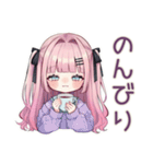 姫カットの地雷ちゃん♡恋人返信（個別スタンプ：29）