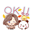 秋のやさしさ♡大きな文字スタンプ（個別スタンプ：5）