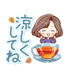 秋のやさしさ♡大きな文字スタンプ（個別スタンプ：16）