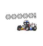 動く！ F1レーサー マシン ドライバー 車（個別スタンプ：20）