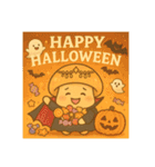 キュートなキノコ★ハロウィン仮装＆日常（個別スタンプ：40）