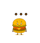 ぱっちりハンバーガー（個別スタンプ：7）