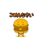 ぱっちりハンバーガー（個別スタンプ：19）