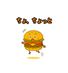 ぱっちりハンバーガー（個別スタンプ：27）