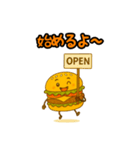 ぱっちりハンバーガー（個別スタンプ：29）