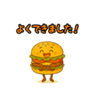 ぱっちりハンバーガー（個別スタンプ：38）
