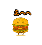 ぱっちりハンバーガー（個別スタンプ：39）