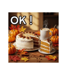 秋のパンプキンケーキ（個別スタンプ：9）