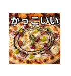 秋のぶどうピザ（個別スタンプ：21）