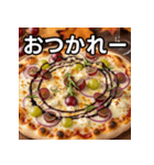 秋のぶどうピザ（個別スタンプ：35）