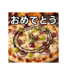 秋のぶどうピザ（個別スタンプ：37）