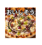 秋のぶどうピザ（個別スタンプ：40）