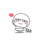 まっしろまんまるまる子ちゃん（個別スタンプ：7）