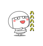 まっしろまんまるまる子ちゃん（個別スタンプ：21）