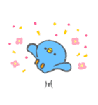 毎日つかえる！あおいひよこ（個別スタンプ：38）
