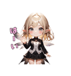 ふんわり蝶の妖精さん（個別スタンプ：3）