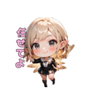 ふんわり蝶の妖精さん（個別スタンプ：10）