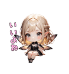 ふんわり蝶の妖精さん（個別スタンプ：34）