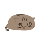 ねこですから。（キジトラ）（個別スタンプ：3）
