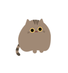 ねこですから。（キジトラ）（個別スタンプ：4）