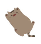 ねこですから。（キジトラ）（個別スタンプ：7）
