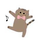ねこですから。（キジトラ）（個別スタンプ：11）
