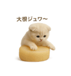 ネコしてます:おでん好き集まれ！（個別スタンプ：1）