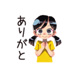 子ども（女の子）の秋★家族の日（個別スタンプ：10）
