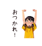 子ども（女の子）の秋★家族の日（個別スタンプ：12）