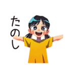 子ども（女の子）の秋★家族の日（個別スタンプ：15）
