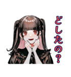 地雷系女子の返信催促スタンプ（個別スタンプ：22）