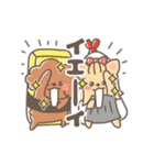 動く！♡お寿司大好き♡トイプーとヨーキー（個別スタンプ：3）