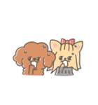 動く！♡お寿司大好き♡トイプーとヨーキー（個別スタンプ：19）