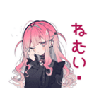 くせつよゴシックガールの秋（個別スタンプ：36）
