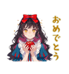 雪白姫の毎日挨拶♡美麗童話（個別スタンプ：17）