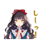 雪白姫の毎日挨拶♡美麗童話（個別スタンプ：25）