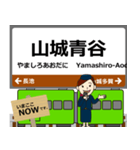 奈良線in西日本の毎日使う電車（個別スタンプ：14）