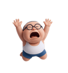 近所の怒りっぽいおじさん (NT)（個別スタンプ：5）
