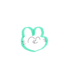 うさぎ田のスタンプ6▼（個別スタンプ：3）