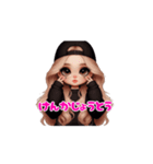 《動く》金髪ギャルな女の子♡3（個別スタンプ：10）