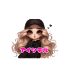 《動く》金髪ギャルな女の子♡3（個別スタンプ：12）