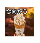 秋の松茸ソフトクリーム（個別スタンプ：26）